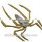 Auto decoration 3D Spider motorcycle adhesive animated metal car stickers Decals