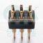 male gender two row 6pin connector pogo pin connector for PCB application