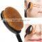 Newest makeup face cleaner toothbrush curve private label cosmetic brush set wholesale