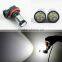 car auto 16 led 3528 smd h8 h9 h11 white 80w led fog light lamp bulb driving headlight dc 12v