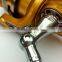 Gold fishing reel aluminium spool fishing tackle