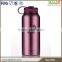 Custom printed 1000ml stainless steel thermal water bottle with covers