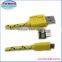 woven usb2.0 Otg micro usb cable