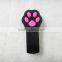 Winod Cat paw shape laser Beam WIN-1923 patrol paw blister packing small laser pointer