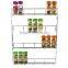 Chrome 4 Tiers Cupboard Wall Spice Organizer
