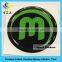 Black vinyl dome resin sticker made in China