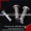 Round head steel solid rivet nut with factory price