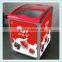 High quality curved glass door commercial freezer ice cream display freezer