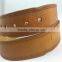black zinc alloy buckle durable cow hide genuine leather belt for men