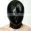 Geschlossene Kopfmaske Vegan mit Nasenloch / Lederhaube Ledermaske / Gimp mask