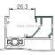Interior Casement Window Aluminium Alloy Profiles