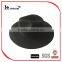 new fashion ladies popular wide brim black felt fedora hat with band