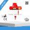 MD1 type pickup and carry steel wire rope electric capstan rope winch hoist with motorised i-beam trolley