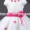 Korean Gauze Baby Girl Party Dress Red Dress Baby Girl Party Dress