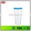 promotional insulated double wall 24 oz plastic tumbler with straw
