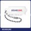 Hot sale PE white plastic battery tester caddy with key chain