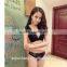 Hot Design Transparent Shelf Cup Lace Bra and Panty Wholesale Bra Set