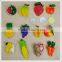 2015 High Quality Fruit and Vegetables Figurine 3D Fridge Magnet