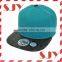 Snake leahter flat brim high quality blank snapback hat