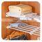 extendable small metal clothes storage shelf