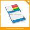 Good quality logo printed hard cover pocket sticky note memo pad