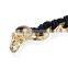 fashion gold skull bracelets stainless steel men leather wristband