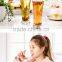 High transparent glass juice cup for beverage using