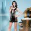 New Sexy Lingerie Hot Black Crotchless Bodystocking Suspender Mini Dress Bodysuit Erotic Lingerie Sexy Underwear