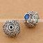 High quality 14mm round 925 Thai silver enamel beads
