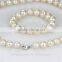 12-13mm Grade A Freshwater Near Round White Pearl Set