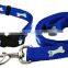 custom print logo nylon material quick release dog leash for running collar