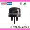 Shenzhen ABP hot sale three pins input plug of BS usb adapter