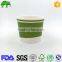 Disposable food grade paper hot soup bowl with lid