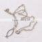New arrival fashion jewelry fish bling handmade chain necklace cute girl religious necklace fish & jesus