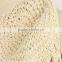Top Selling outdoor summer lovers beach sunscreen folding large-brimmed straw cowboy hat
