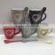 fine best quality good quality Ceramic mugs cups ,glazed color hot selling,custom logo designs,many designs with color box
