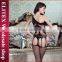 Wholesale Black Crochet Seductive Women Lingerie Body Stocking Japanese Stocking
