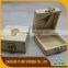 Unfinished wood tea boxes custom wood tea chest