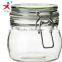 Lead-free thickening glass sealing glass bottle /glass storage jar airtight pot/with cover