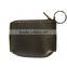Full grain leather wallet men coin purse from Italy with card holder
