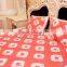 HAND EMBROIDERED BLANKET WITH PILLOW CASES, SOFT, BREATHABLE WITH ELEGANT DESIGNS AND COLORS