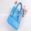 Custom Mesh beach tote bag / ice cooler bag with insulated compartment