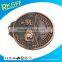 Factory best-seller purple bronze plating metal medal on promotion