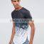 High Quality Custom Printed Design Short Sleeve Crew Neck men's 100% Polyester 180gsm Lightweight Soft Jersey Casual T-Shirt
