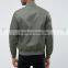 Cotton men bomber jacket with sleeve zip