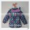 CHILDREN KID GIRL'S CUTE PRINT PUFFY HOODED SKI JACKET