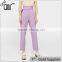 Hot design lavender empire waist summer trousers with belt loop