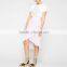 Falbala hem midi wrap skirt for girls hot summer ladies poplin fashion skirts