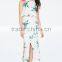 Pictures of Long and Tops Printed Floral Front Slit Skirts