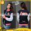 Custom College Puffer XXX Size Bulk Jacket Wholesale Parka High School Letterman Uniforms Bomber Jackets and Coat for Women 2015